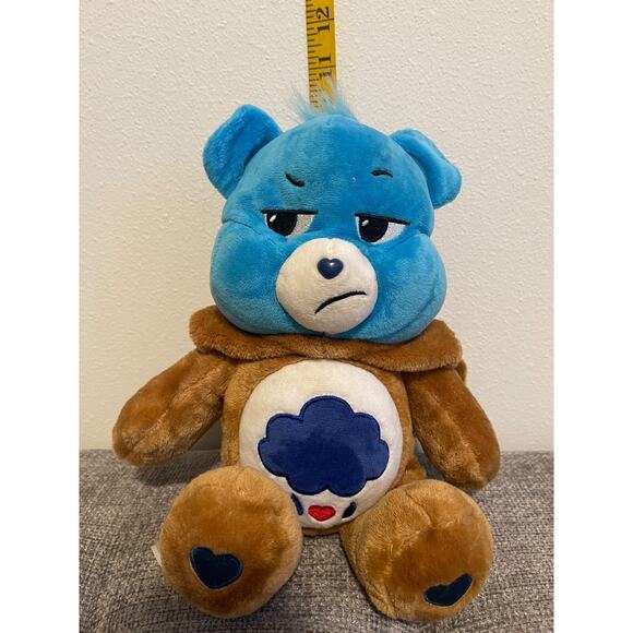 Care Bears 2021 Grumpy Bear Plush with Rear Tag and Logo Dog Suit Rain Cloud - Picture 4 of 15